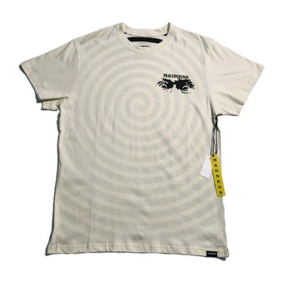 Madness Skateboards Full Swirl V2 Short Sleeve T-Shirt Bone White Size: M Medium