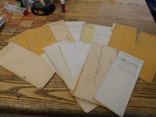 Civil War OFFICIAL DOCUMENTS GROUPING- 102ND ILLINOIS Peoria Muster/Uniform Issu