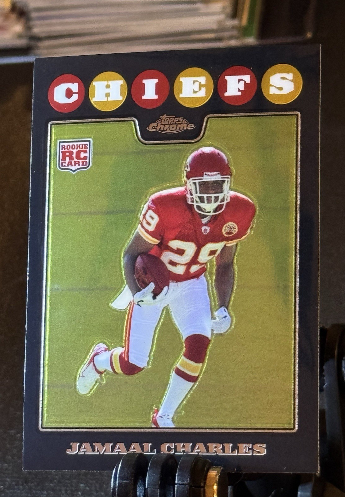 2008 Topps Chrome - Jamaal Charles #TC185 Refractor (RC)