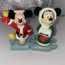 Disney Once Upon a Christmas Puzzle McDonalds Happy Meal Toys Set Of 2