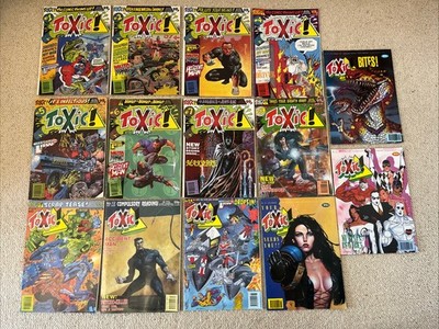 TOXIC - Comics JOB LOT - No 1 to 7 & 9,11,12,14,21,22&23 1991 Magazines