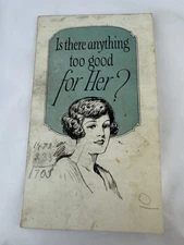 Antique Washing Machine Ad 20s/30s Barlow & Seelig MFG. Co. Ripon Wisconsin