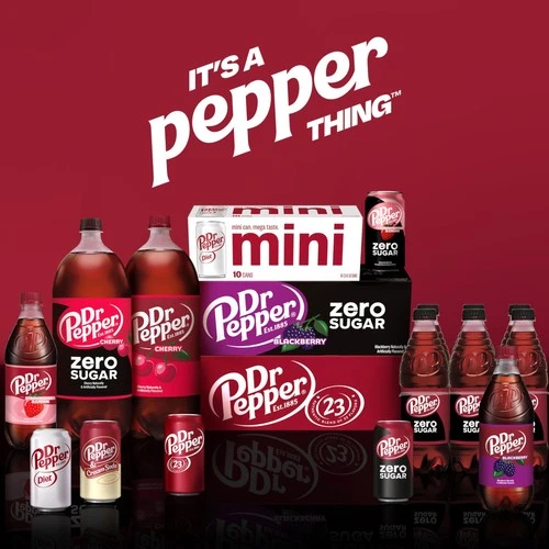 Diet Dr Pepper Soda, 12 fl oz cans, pack of 12