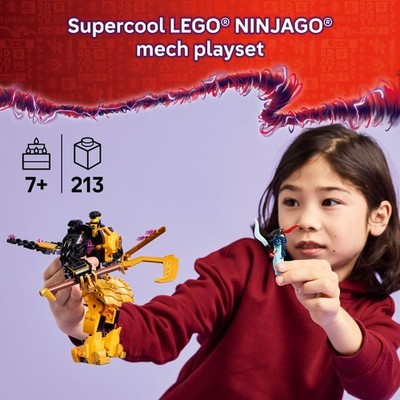 LEGO NINJAGO Arins Spinjitzu Battle Mech Building Toy - Ninja