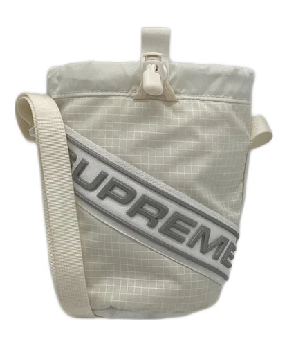 SUPREME petite pochette cinch blanche