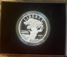 Silver 2023 Proof American Liberty 1oz Medal with OGP Box & COA