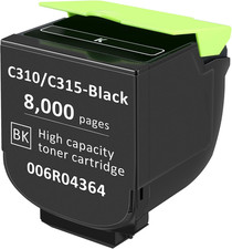 For Xerox C310 C315 Toner Cartridge Black 8000 Pages Extra High Capacity Replace