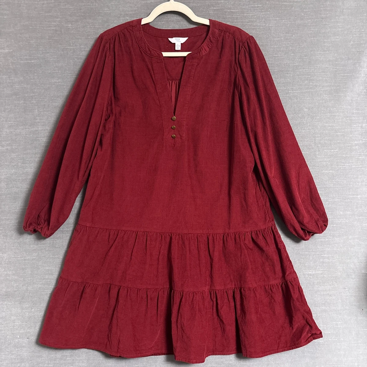 tru fit dresses Women's 100% Organic Cotton T-Shirt Dress L / Willow Green main image 0