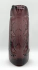 Blenko Glass Wayne Husted Amethyst #5422 Blown Out Decoration Vase