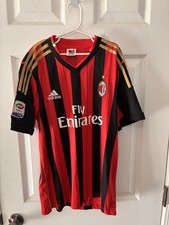Maglia calcio casa AC MILANO 2013/2014 rara giovanile L