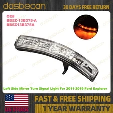 Front Left Side Mirror Turn Signal Light LED Lamp For Ford Explorer 2011-2019