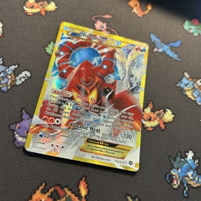 Volcanion EX 115/114 PL -Secret Rare Pokemon Card- XY Steam Siege