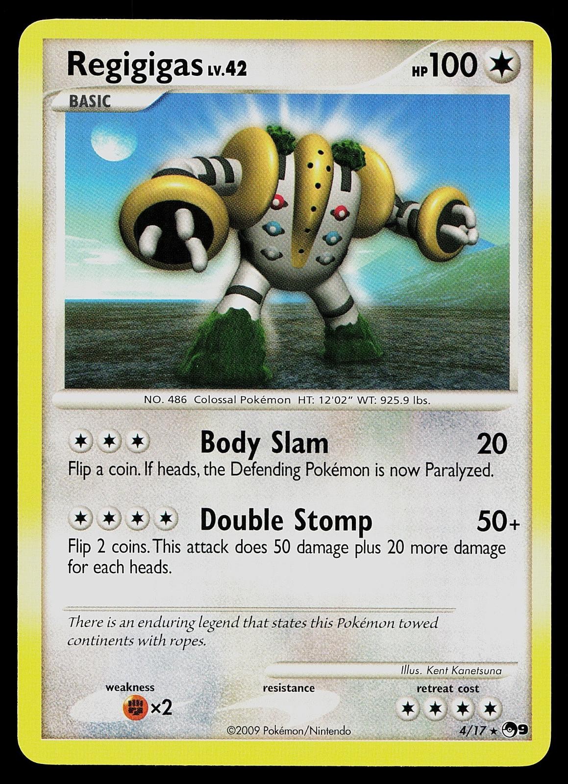 Pokemon Card - Regigigas POP Series 9 4/17 Rare