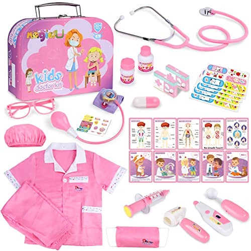Kids Doctor Costume Kit with Working Stethoscope