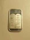 1oz 10 TEN COMMANDMENTS .999 SILVER BAR
