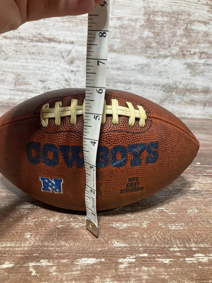 Dallas Cowboys NFL Oficial Tamaño Completo Fútbol Serie Plateada Sin Caja Foto 3 de 4