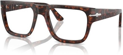 Persol PO3348V 24 Unisex Eyeglasses w/Case - Havana / Demo Lens 145-53-20mm