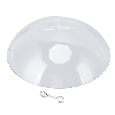 Clear Dome Bird Feeder Cover, Large Diameter Weather Protection