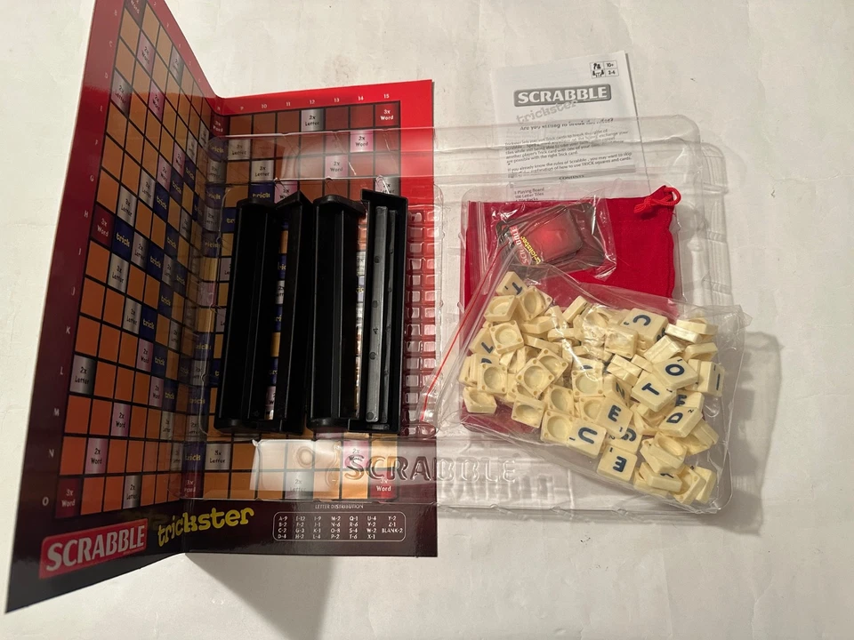 Scrabble Trickster - 2010 - Word Tile Family Board Game - Mattel / New (other) - Image 3 of 4