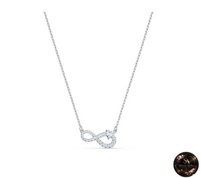 Swarovski Infinity Kristall Halskette Weiß 5520576