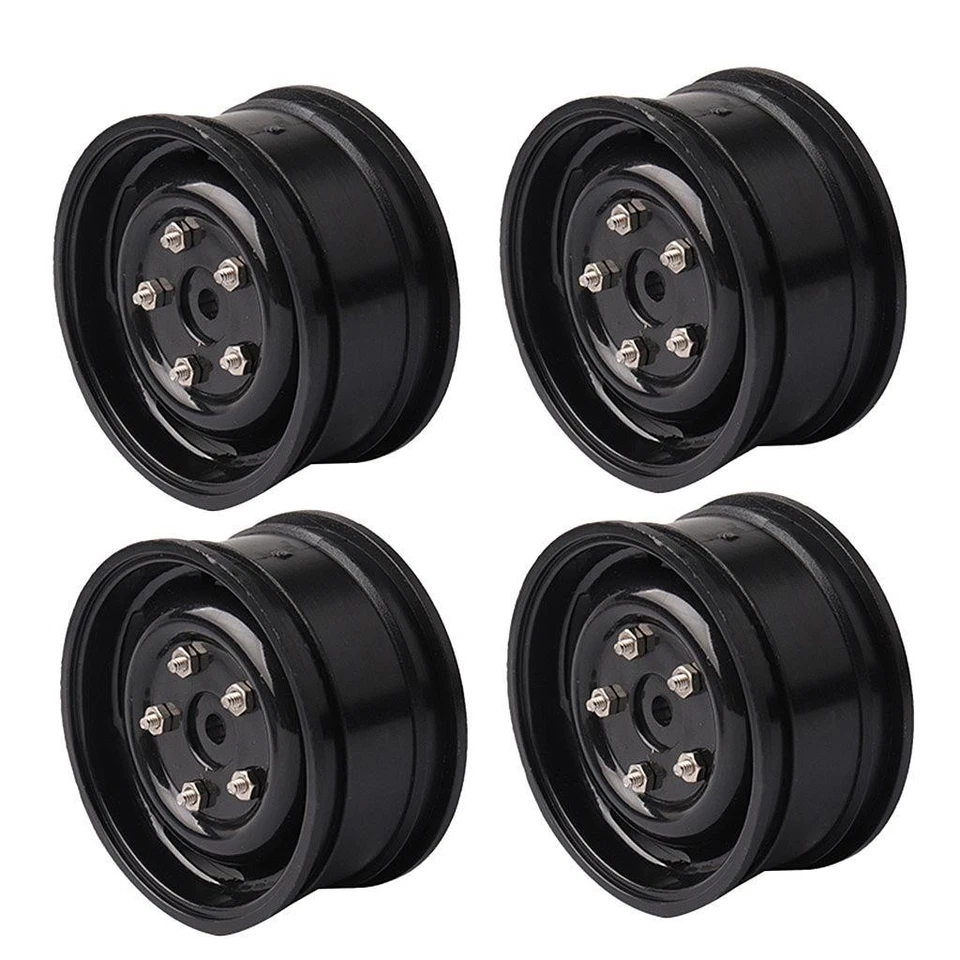 Replacement 1/10 RC Vehicle Model 1.9'' Beadlock Wheel Rim Hub for RC4WD D90 - Image 2 of 4