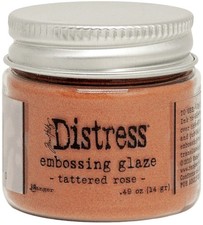 Tim Holtz Distress Embossing Glaze-Tattered Rose