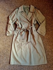 Uniqlo Trenchcoat Mantel in olivgrün Übergangsmantel L