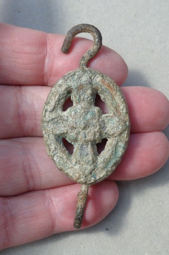 Unknown Religious Object Found Metal Hunting