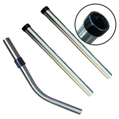 3 Stainless Steel Extension Pipes for Numatic For Henry Vacuum Cleaner