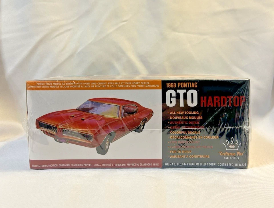Kit modelo AMT PONTIAC 1968 GTO techo rígido NUEVO en caja sellada de fábrica - se envía gratis Foto 2 de 4