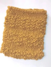 Handmade Wool Knit Small Accessory Kleenex Holder Pouch Bag