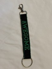 Awesome Lanyard Key Strap Keychain Personalized Novelty Name Gift Black Green