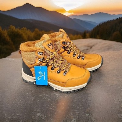 Lamincoa Winter Snow Hiking Boots For Women Fur-Lined sz 8 Brown EU39