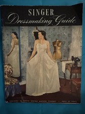 Vintage Singer Sewing Machine Co 1947 Dress Making Guide Paperback Book