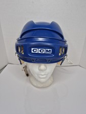 Vintage CCM Hockey Helmet HT-3 HT2 Size 7 - 7 5/8 Blue RARE Vintage CCM Hockey Helmet HT-3 HT2 Size 7 - 7 5/8 Blue RARE - Image 1