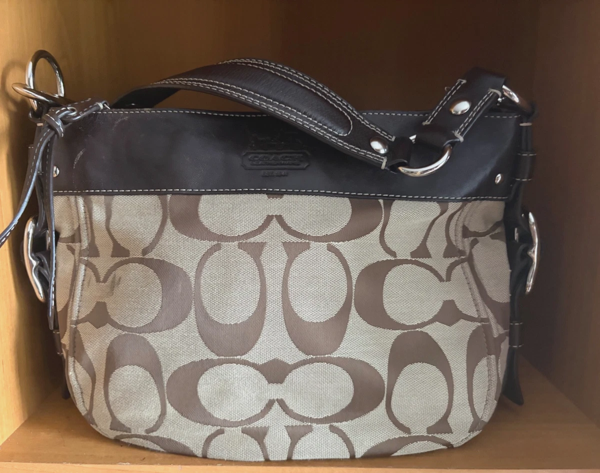 COACH ワンショルダーバッグ ショルダー ゾーイ ホーボー ブラウン