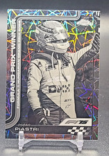 2025 Topps Chrome F1 Oscar Piastri Laser Refractor #105 Formula 1