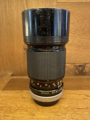 Exc+5* Canon FD 200mm F/2.8 S.S.C SSC Telephoto Prime Lens From