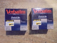 2 NEW Verbatim DataLife 3.5" Microdisks, 2S/2D, 80 Tracks / 135 TPI 10 disk ea