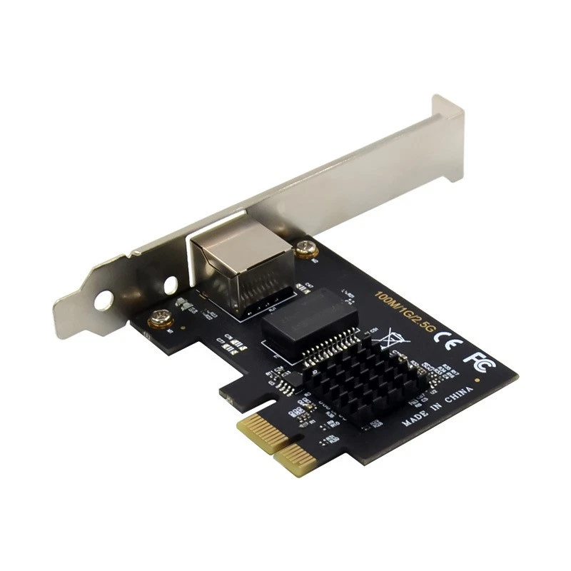 PCIe x1 2.5Gbps/5.0Gbps Single Power Port Ethernet Port Network Card - Image 3 of 4