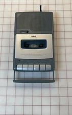 Vintage RCA RP3503-B Portable Shoebox Cassette Tape Player/Recorder; Works