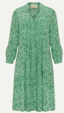 PHASE EIGHT Green and White 'Penele' Swing Knee Length Ditsy Print Dress UK 10