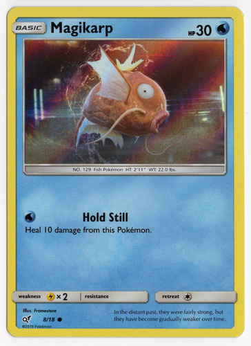 Magikarp 8/18 Detective Pikachu Holo Pokemon Card