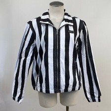 Obey Women's Bomber Jacket Static Black/white Size M Nwt Shepard Fairey