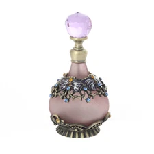 25ml Vintage Refillable Empty Glass Perfume Bottle Women Exquisite Gift Decor