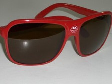 VUARNET Px FRANCE 003 DEEP BROWNISH GLASS LENS RED CATS SKI SUNGLASSES NEW