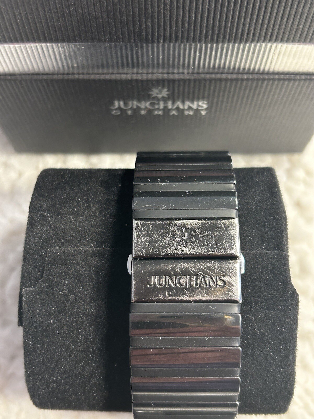 JUNGHANS * Funkuhr Berlin * Mega Solar Ceramic * limitiert eBay