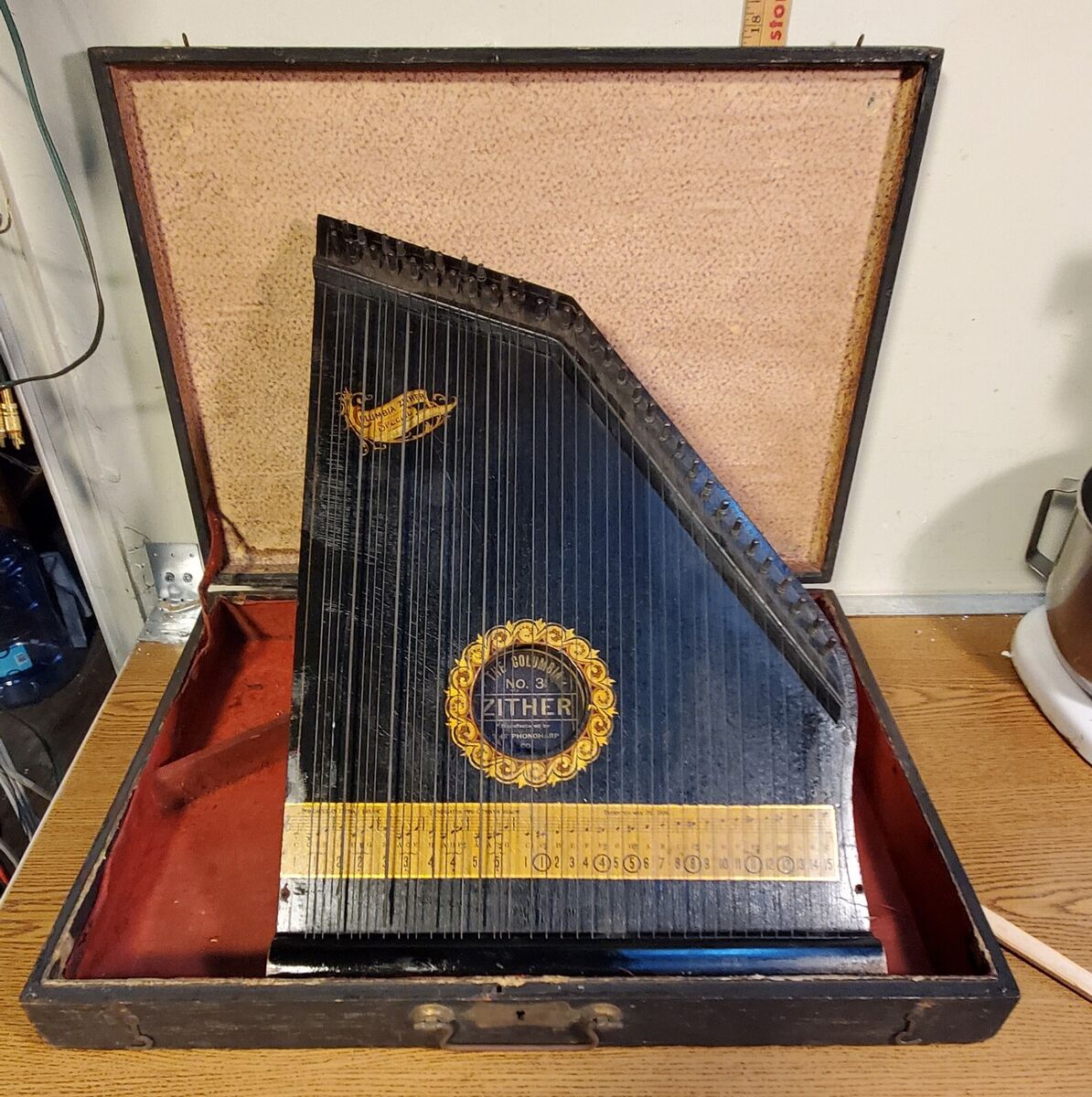 Antique Columbia No.3 Autoharp (Zither) with Case | eBay Antique Columbia No.3 Autoharp (Zither) with Case | eBay