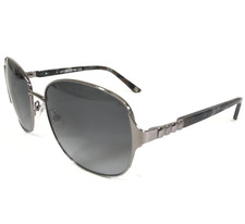 Liz Claiborne Sunglasses L568/S 6LB 9O Silver Gray Brown Horn with Gray Lenses