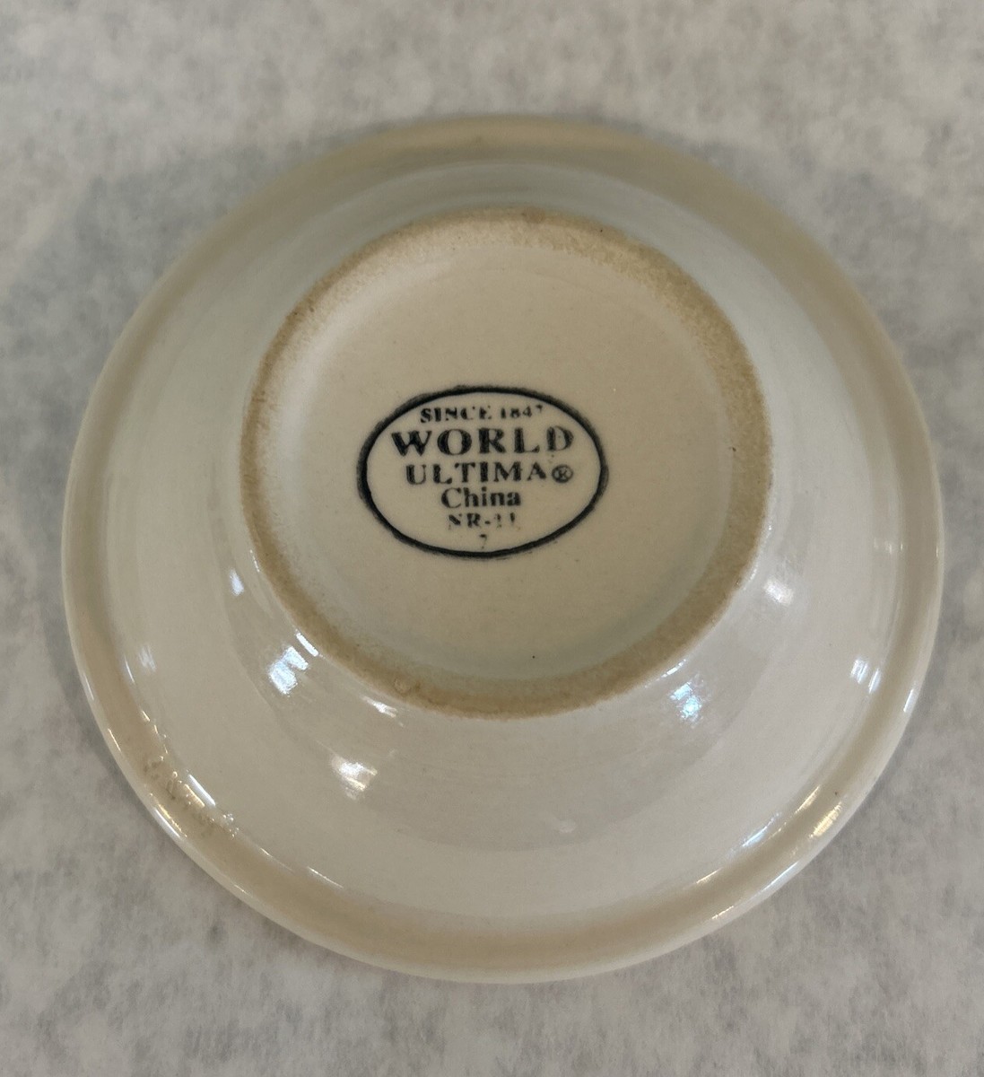 Lot Of 6 Vintage World Ultima China Restaurant Ware 4.5